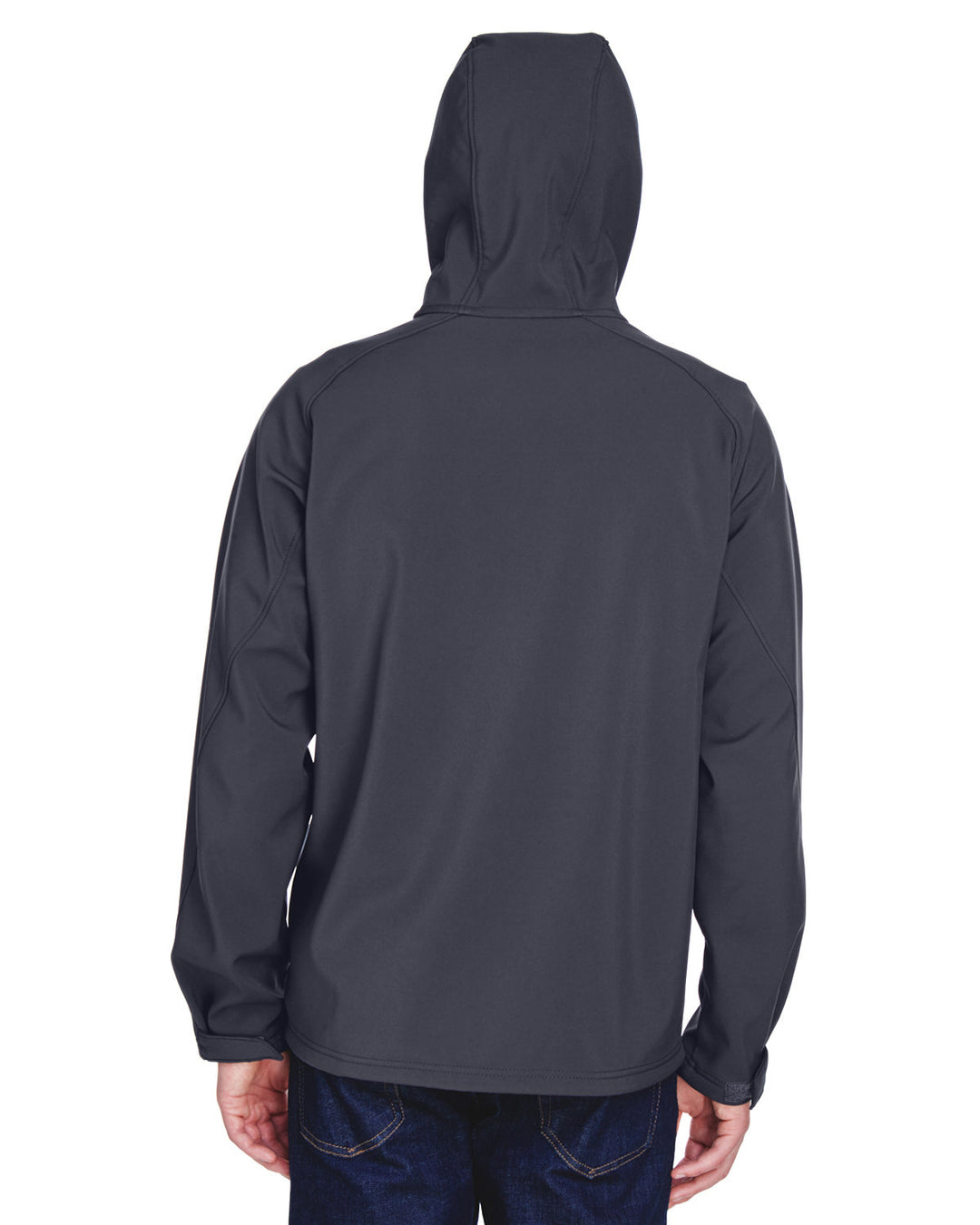 North End Men's Prospect Two-Layer Fleece Bonded Soft Shell Hooded Jacket North End