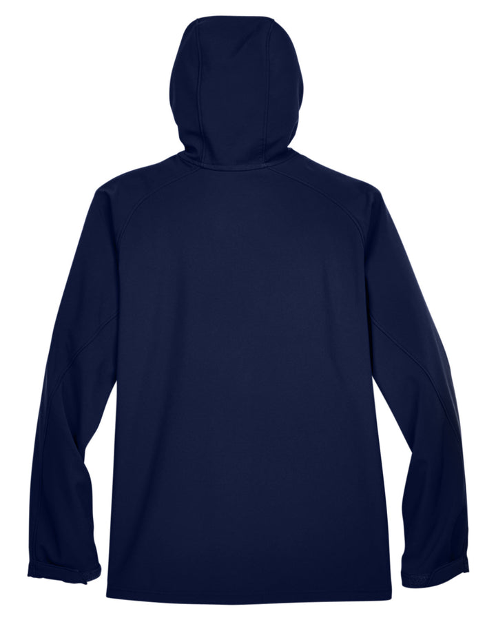 North End Men's Prospect Two-Layer Fleece Bonded Soft Shell Hooded Jacket North End