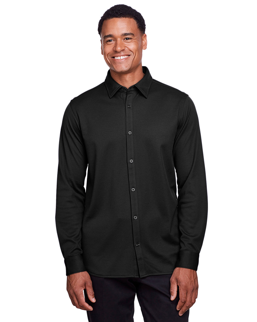 Devon & Jones Men's CrownLux Performance™ Plaited Button-Down Shirt Devon & Jones