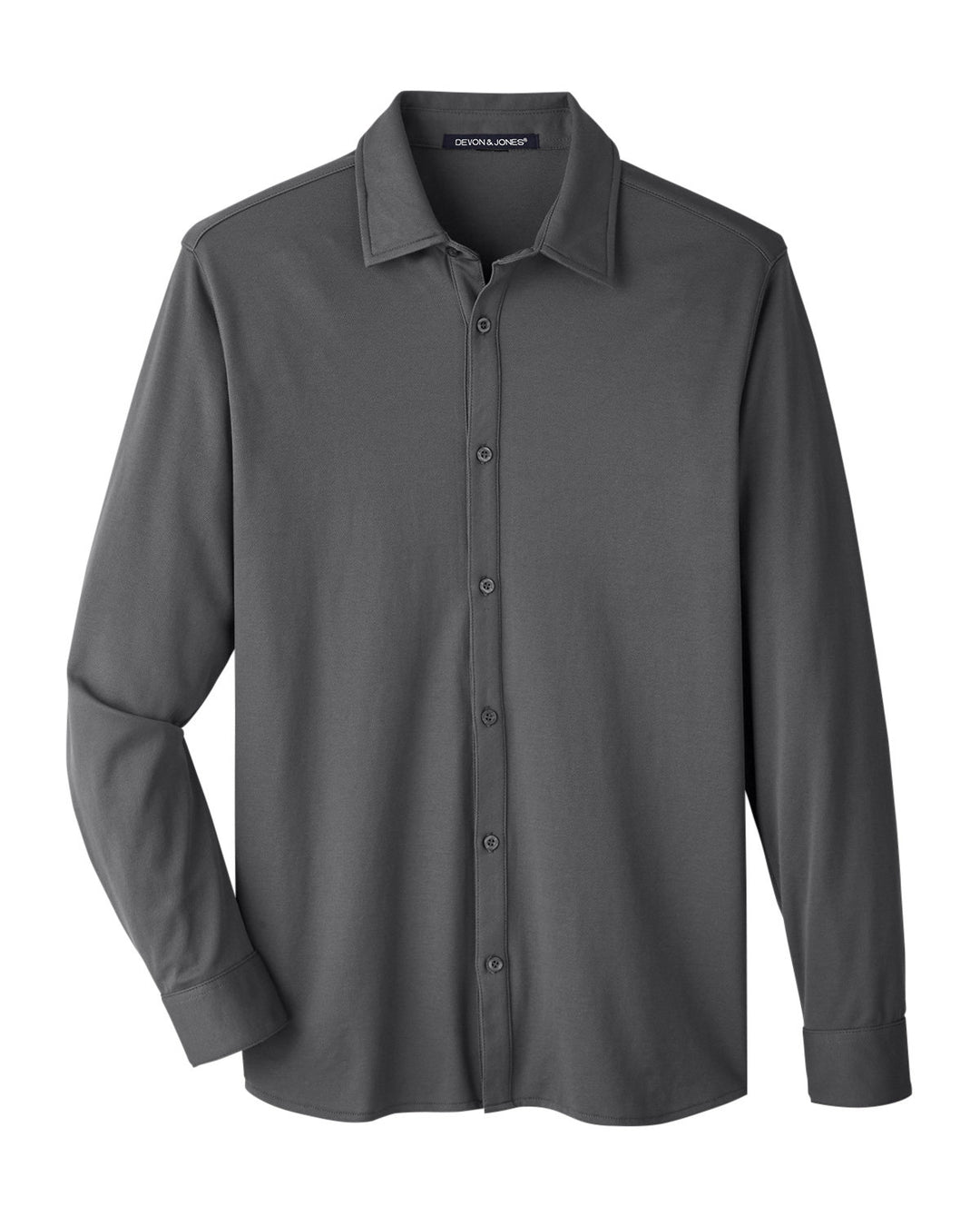 Devon & Jones Men's CrownLux Performance™ Plaited Button-Down Shirt Devon & Jones