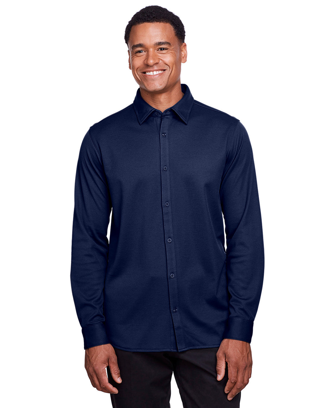 Devon & Jones Men's CrownLux Performance™ Plaited Button-Down Shirt Devon & Jones