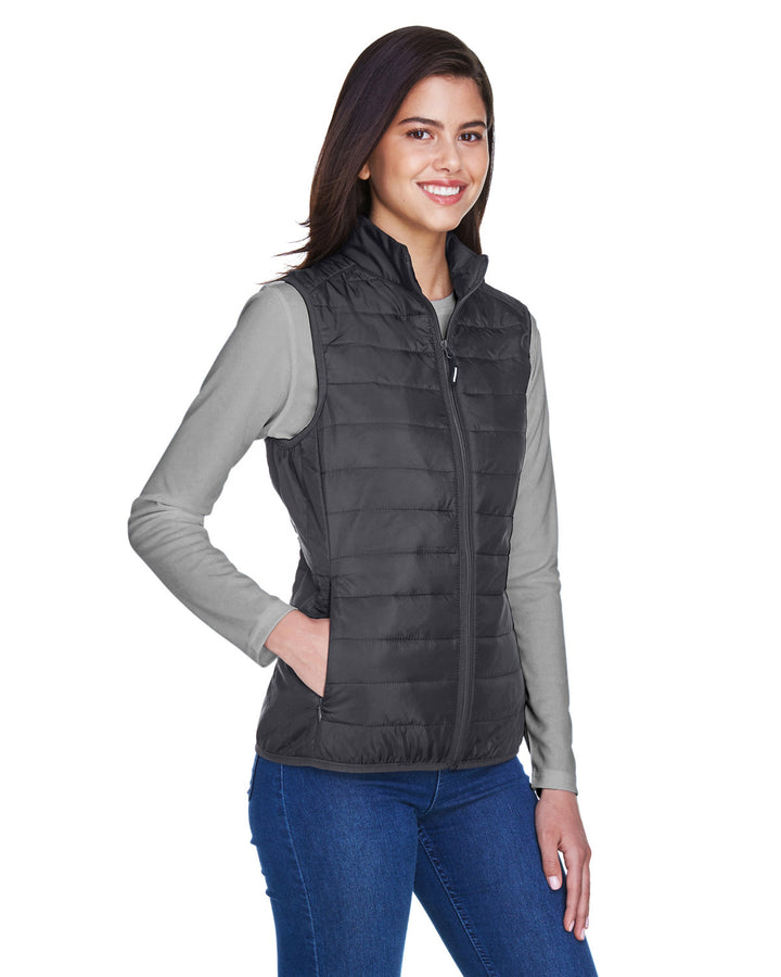 CORE365 Ladies' Prevail Packable Puffer Vest CORE365