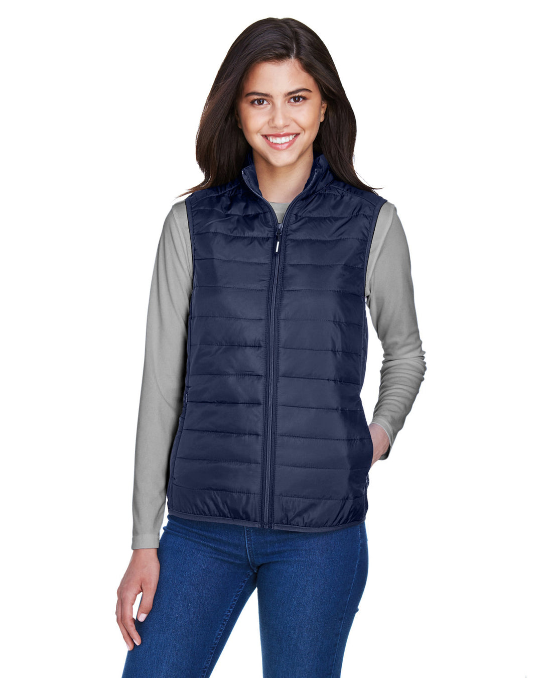 CORE365 Ladies' Prevail Packable Puffer Vest CORE365