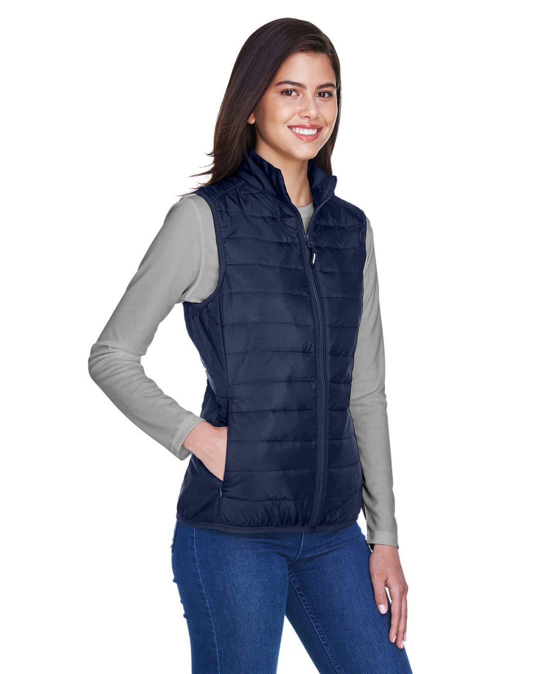 CORE365 Ladies' Prevail Packable Puffer Vest CORE365