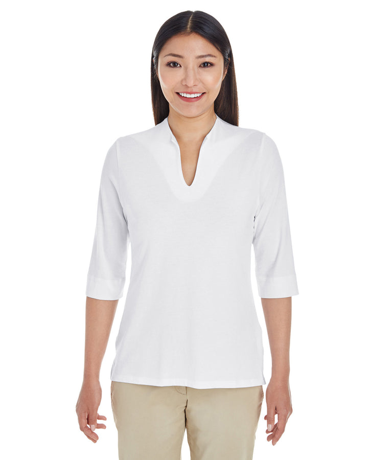 Devon & Jones Ladies' Perfect Fit™ Tailored Open Neckline Top Devon & Jones