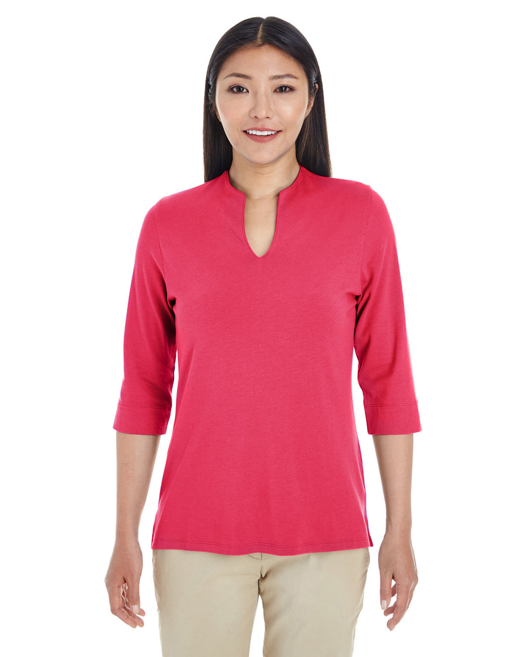 Devon & Jones Ladies' Perfect Fit™ Tailored Open Neckline Top Devon & Jones