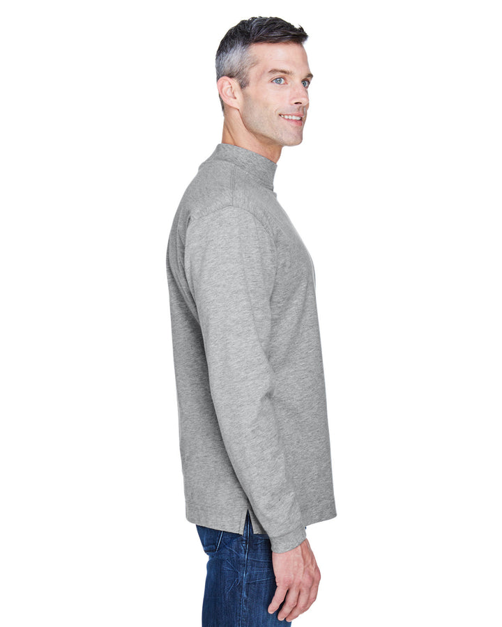 Devon & Jones Adult Sueded Cotton Jersey Mock Turtleneck Devon & Jones