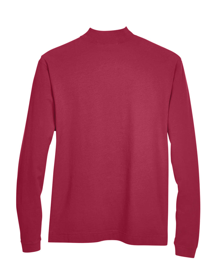 Devon & Jones Adult Sueded Cotton Jersey Mock Turtleneck Devon & Jones