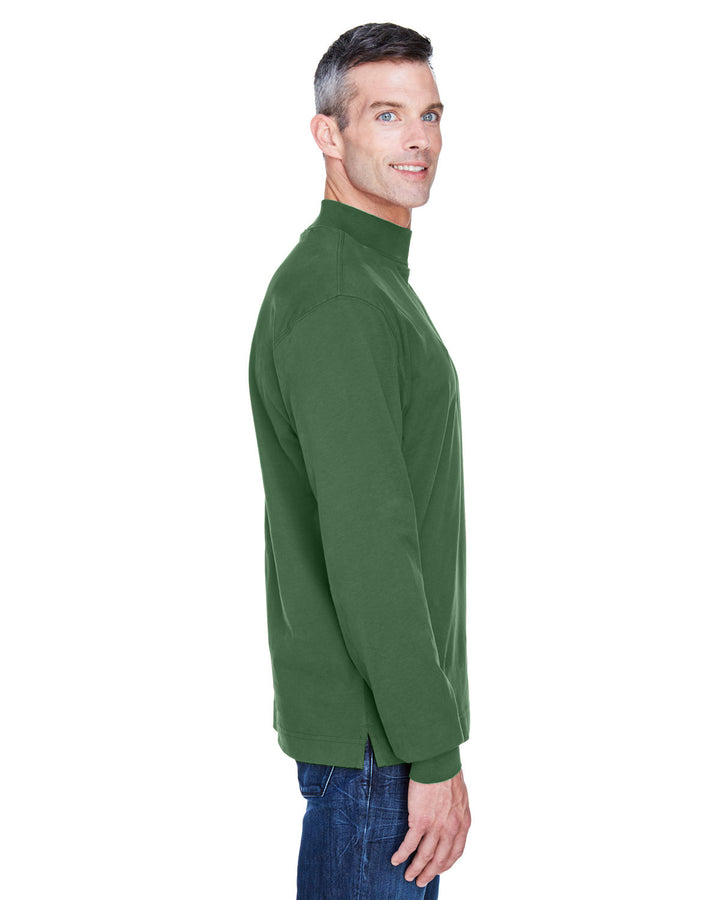 Devon & Jones Adult Sueded Cotton Jersey Mock Turtleneck Devon & Jones