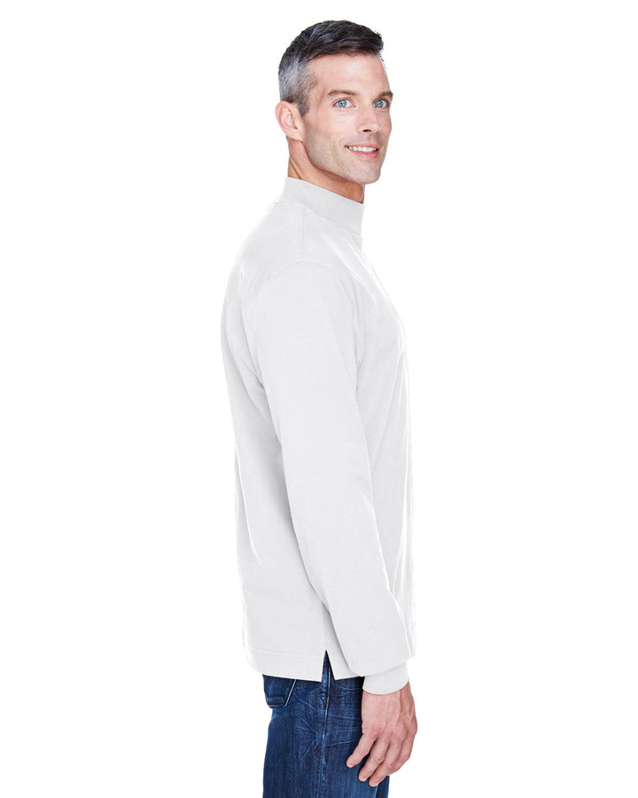 Devon & Jones Adult Sueded Cotton Jersey Mock Turtleneck Devon & Jones