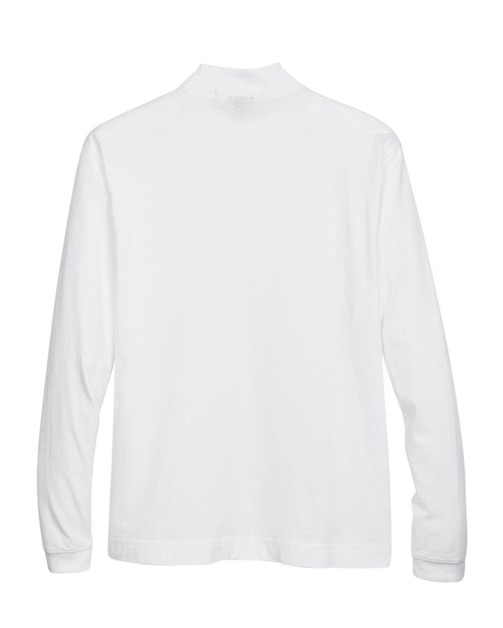 Devon & Jones Adult Sueded Cotton Jersey Mock Turtleneck Devon & Jones