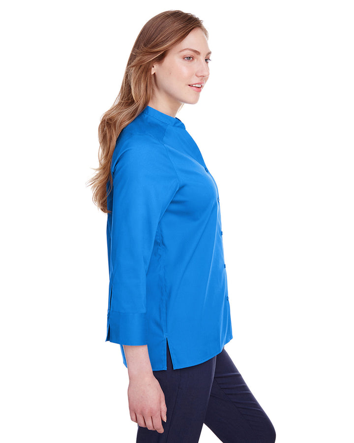 Devon & Jones Ladies' Crown Collection™ Stretch Broadcloth 3/4 Sleeve Blouse Devon & Jones