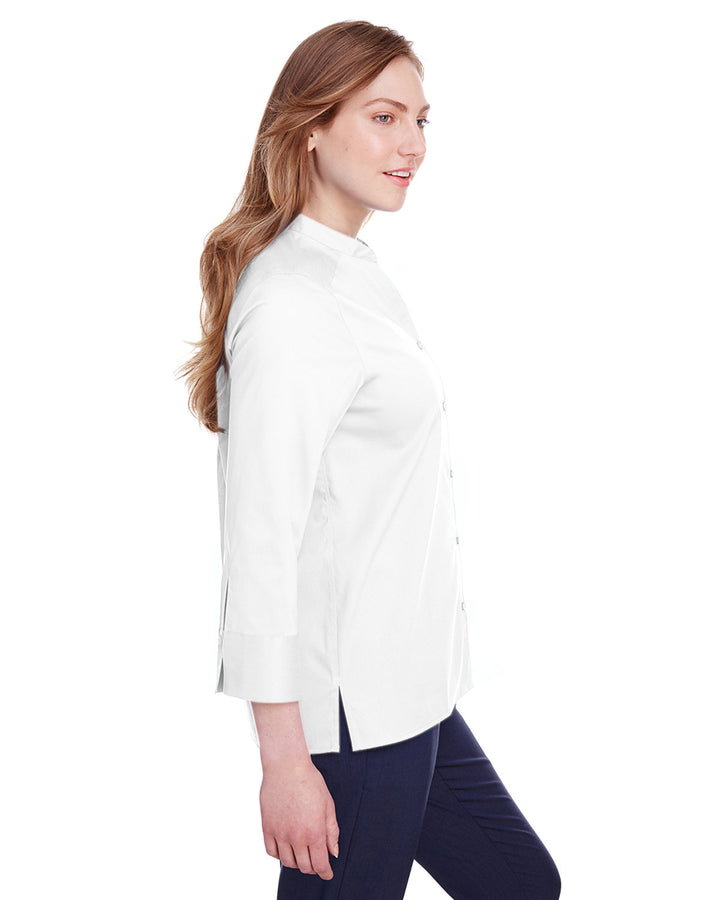 Devon & Jones Ladies' Crown Collection™ Stretch Broadcloth 3/4 Sleeve Blouse Devon & Jones