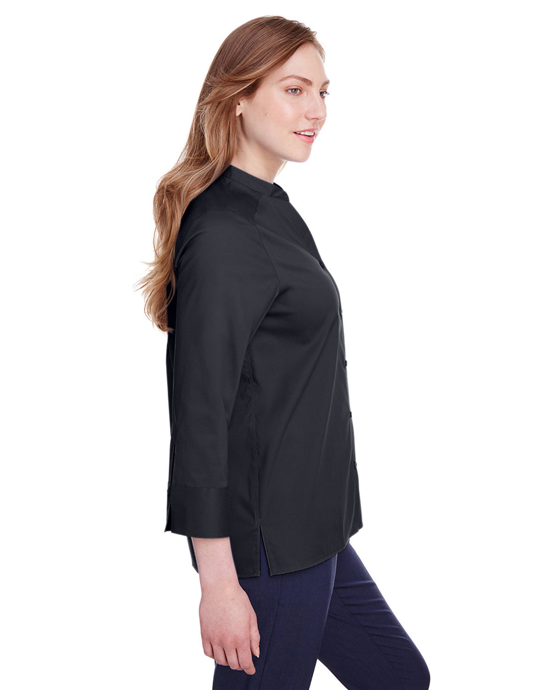 Devon & Jones Ladies' Crown Collection™ Stretch Broadcloth 3/4 Sleeve Blouse Devon & Jones