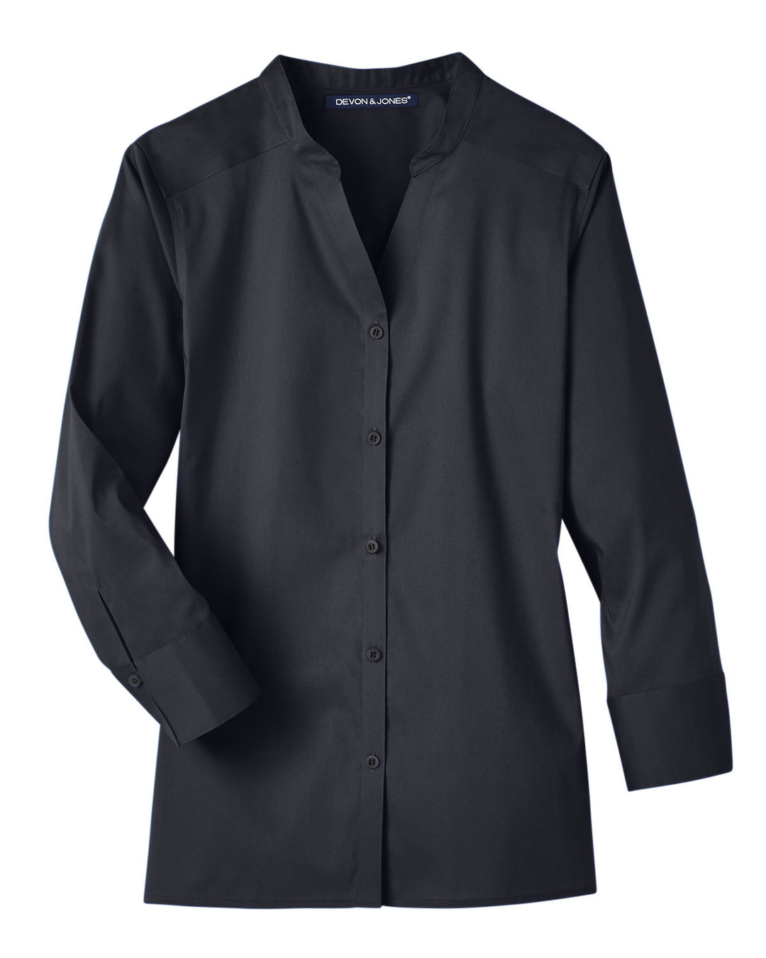 Devon & Jones Ladies' Crown Collection™ Stretch Broadcloth 3/4 Sleeve Blouse Devon & Jones