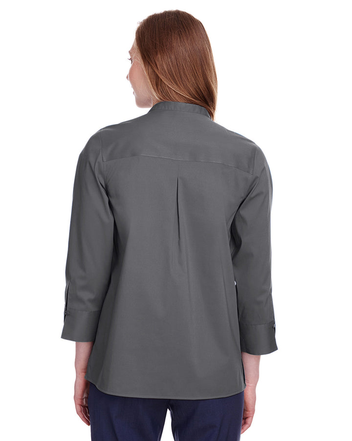 Devon & Jones Ladies' Crown Collection™ Stretch Broadcloth 3/4 Sleeve Blouse Devon & Jones