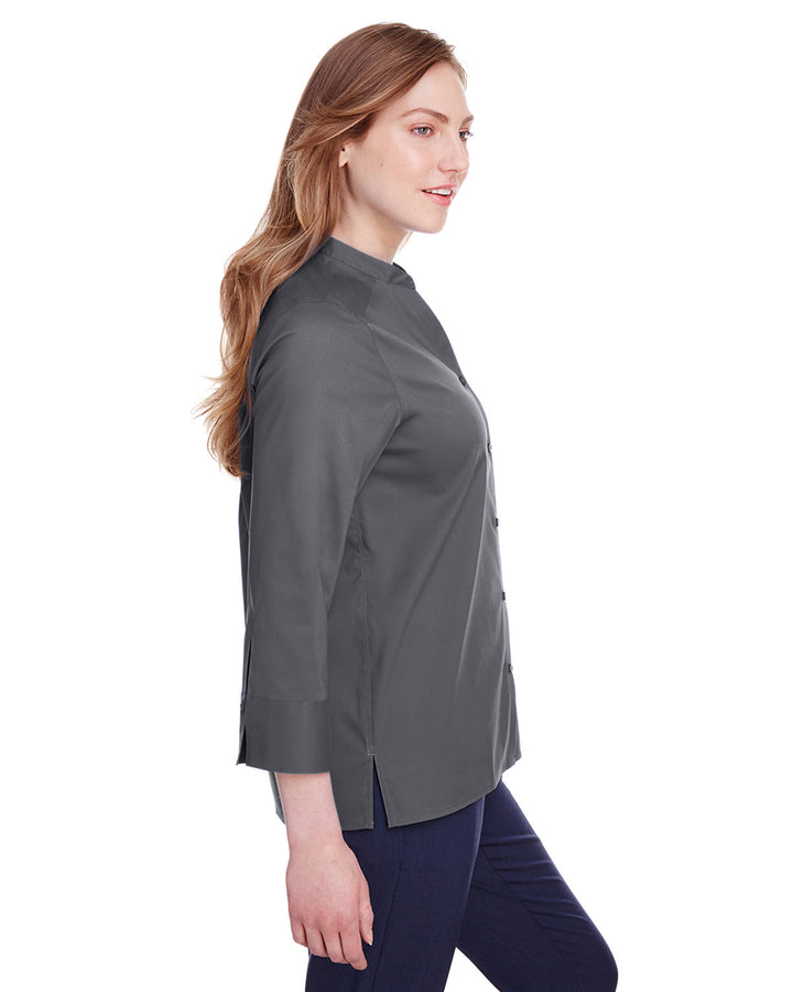 Devon & Jones Ladies' Crown Collection™ Stretch Broadcloth 3/4 Sleeve Blouse Devon & Jones