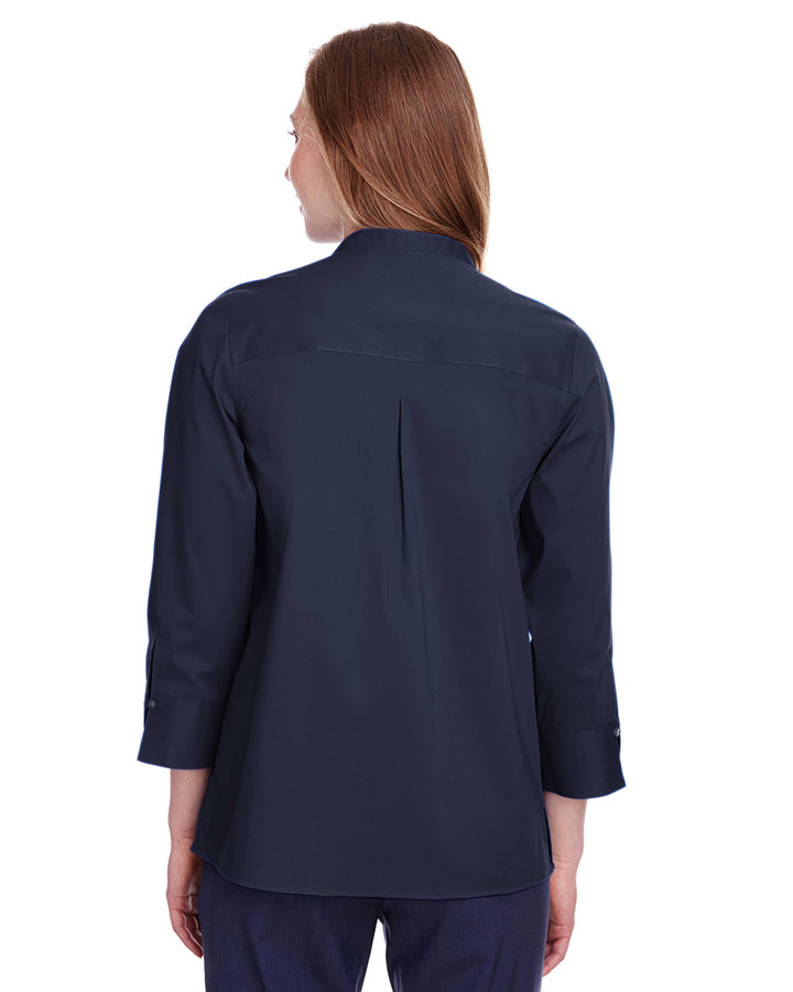 Devon & Jones Ladies' Crown Collection™ Stretch Broadcloth 3/4 Sleeve Blouse Devon & Jones