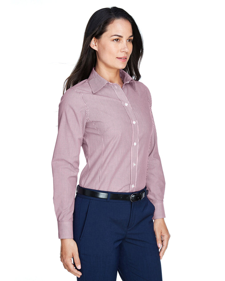 Devon & Jones Ladies' Crown Woven Collection™ Banker Stripe Devon & Jones