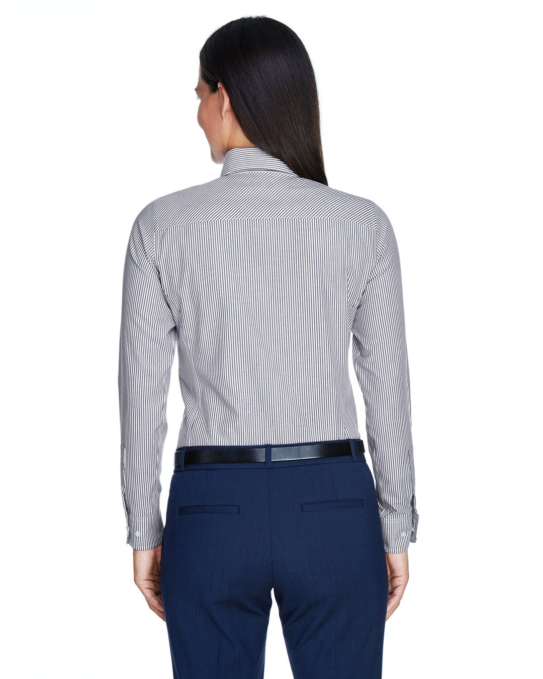 Devon & Jones Ladies' Crown Woven Collection™ Banker Stripe Devon & Jones