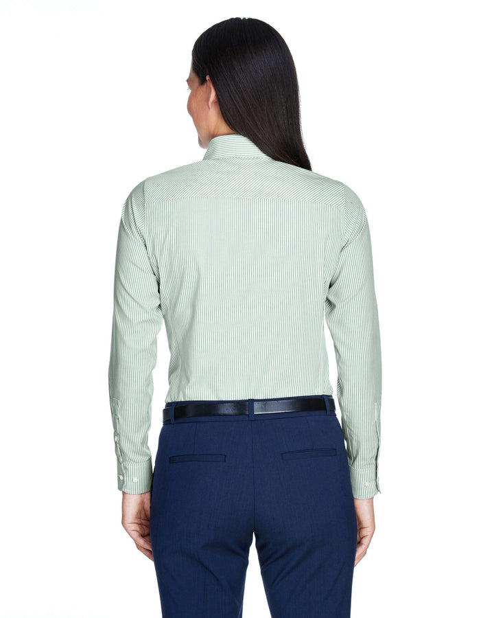 Devon & Jones Ladies' Crown Woven Collection™ Banker Stripe Devon & Jones