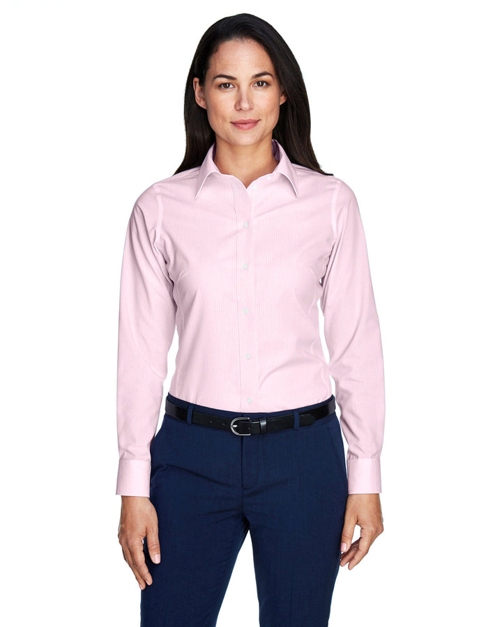 Devon & Jones Ladies' Crown Woven Collection™ Banker Stripe Devon & Jones