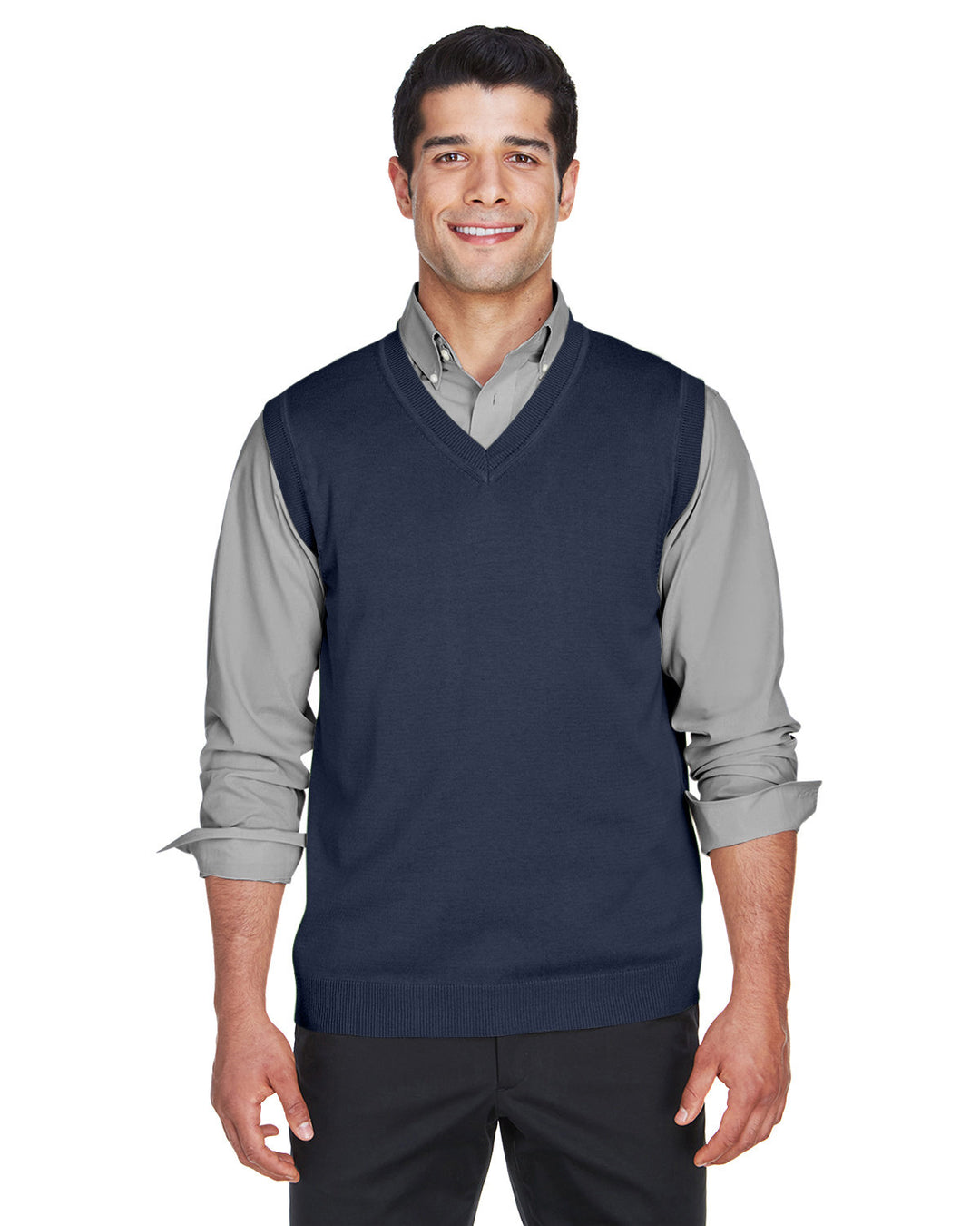 Devon & Jones Adult V-Neck Vest Devon & Jones