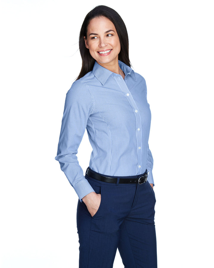 Devon & Jones Ladies' Crown Woven Collection™ Banker Stripe Devon & Jones