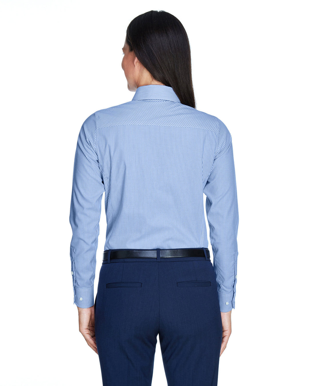 Devon & Jones Ladies' Crown Woven Collection™ Banker Stripe Devon & Jones