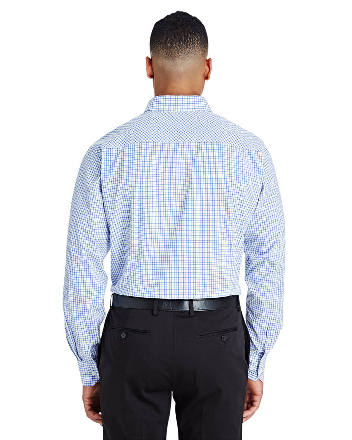 Devon & Jones CrownLux Performance™ Men's Micro Windowpane Shirt Devon & Jones