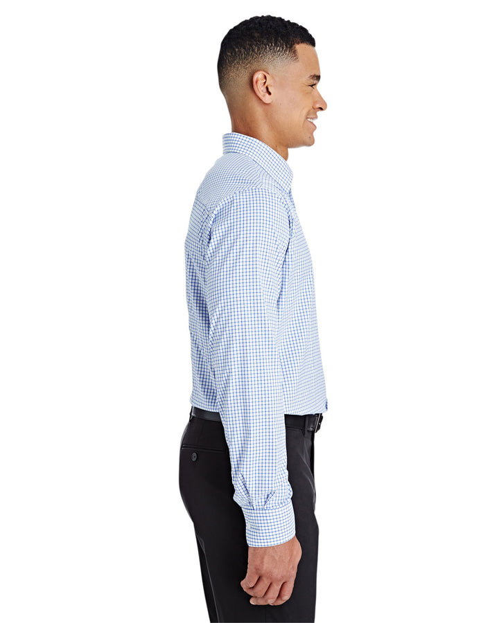 Devon & Jones CrownLux Performance™ Men's Micro Windowpane Shirt Devon & Jones