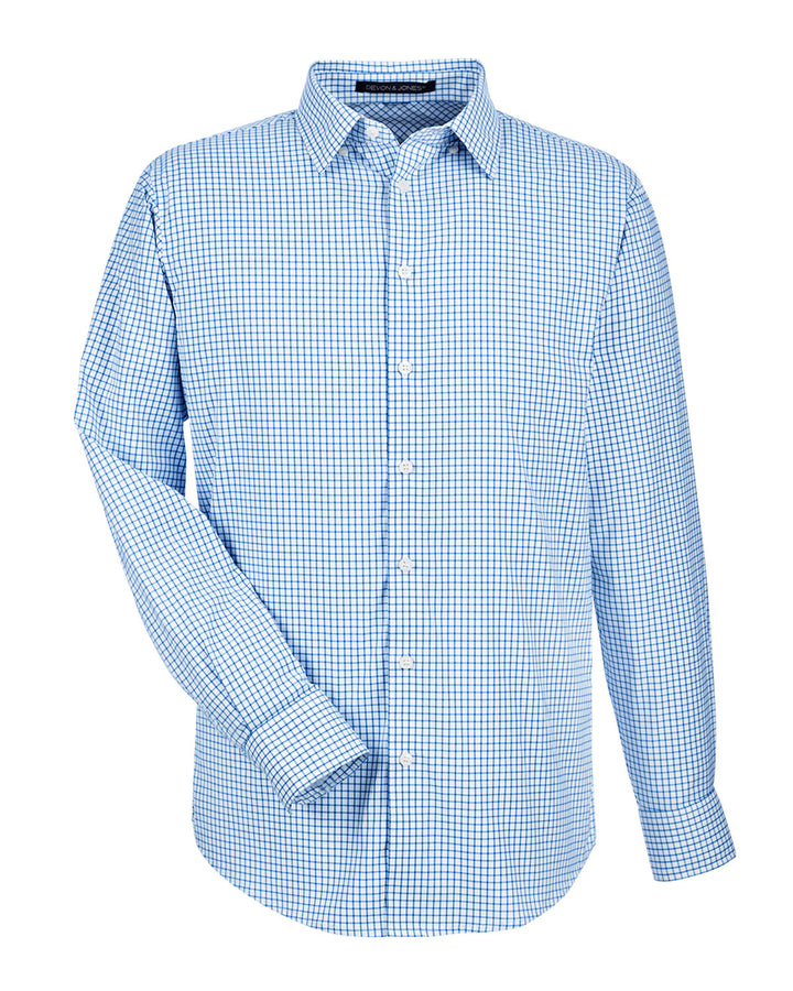 Devon & Jones CrownLux Performance™ Men's Micro Windowpane Shirt Devon & Jones