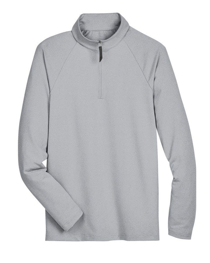 Devon & Jones CrownLux Performance™ Men's Clubhouse Micro-Stripe Quarter-Zip Devon & Jones