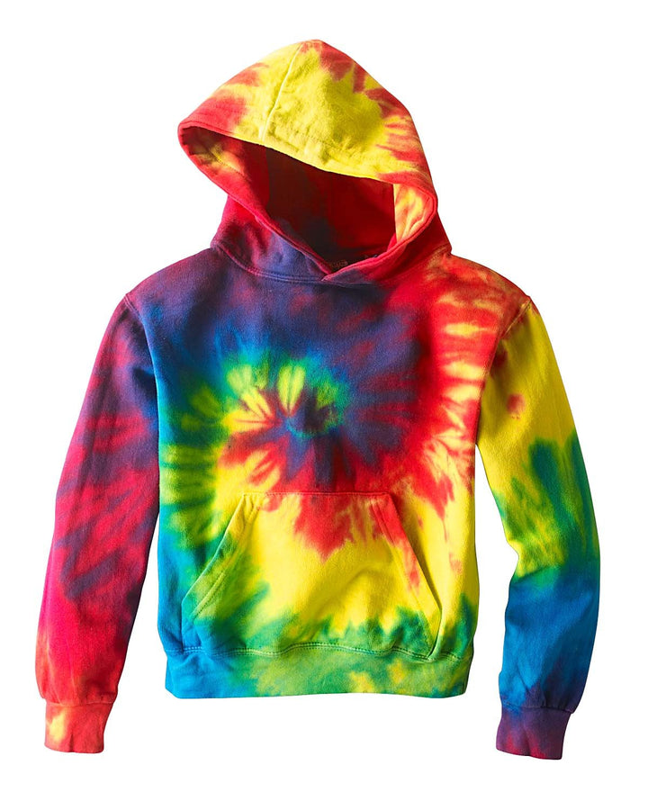 Tie-Dye Youth 8.5 oz. Tie-Dyed Pullover Hooded Sweatshirt