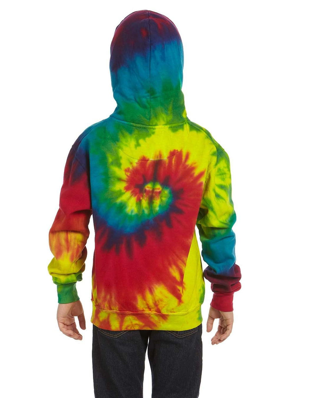 Tie-Dye Youth 8.5 oz. Tie-Dyed Pullover Hooded Sweatshirt