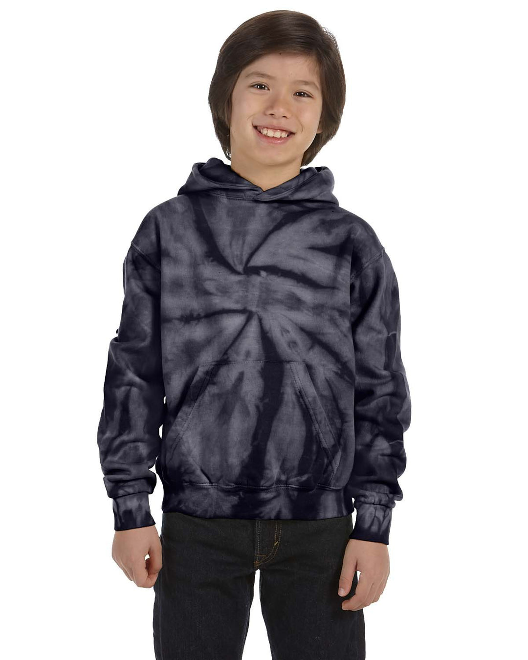 Tie-Dye Youth 8.5 oz. Tie-Dyed Pullover Hooded Sweatshirt