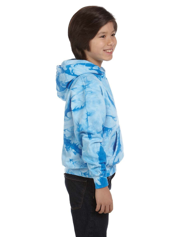 Tie-Dye Youth 8.5 oz. Tie-Dyed Pullover Hooded Sweatshirt