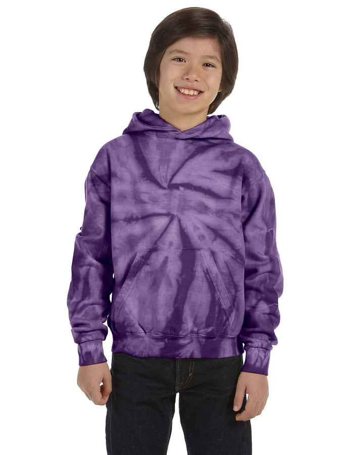 Tie-Dye Youth 8.5 oz. Tie-Dyed Pullover Hooded Sweatshirt