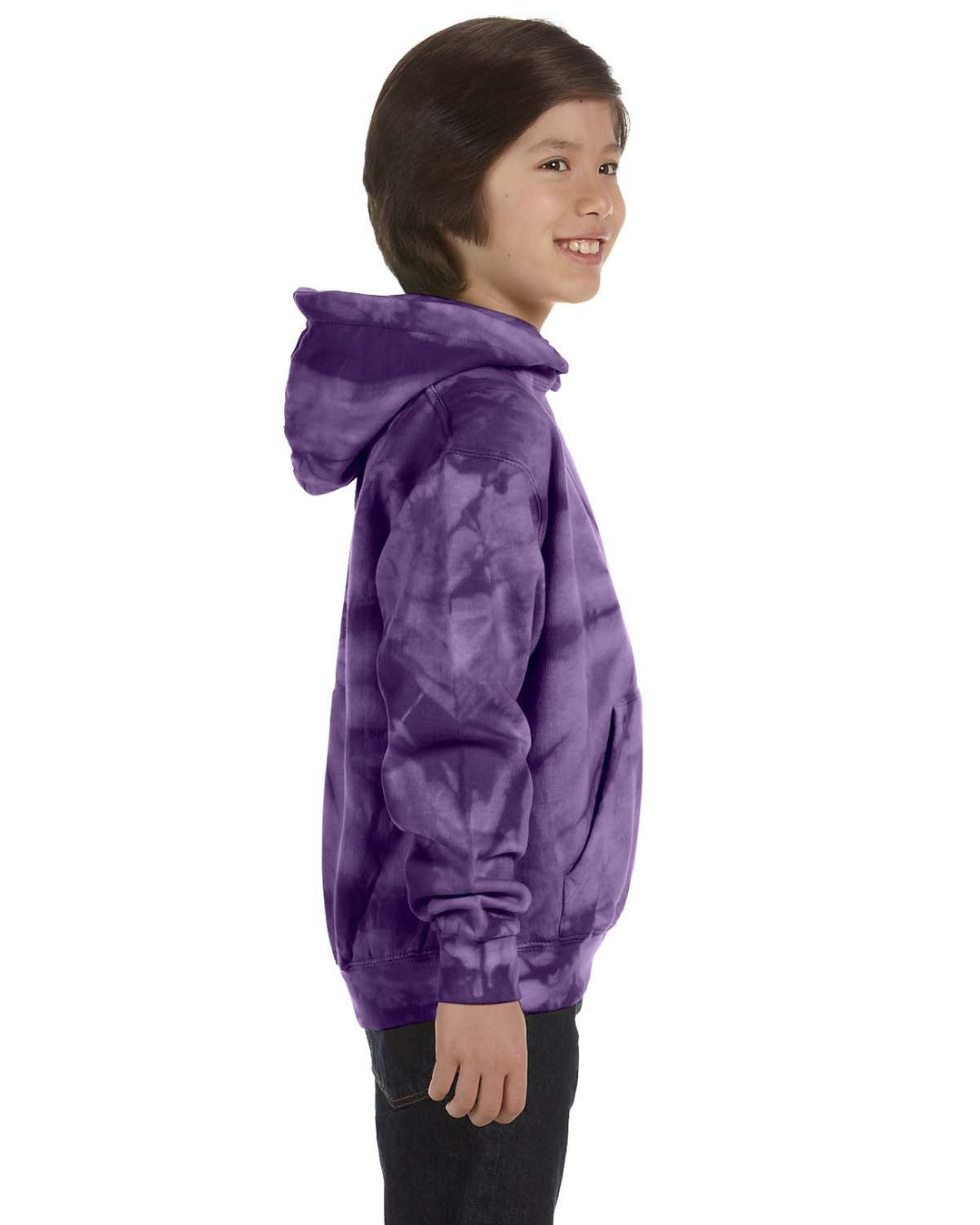 Tie-Dye Youth 8.5 oz. Tie-Dyed Pullover Hooded Sweatshirt