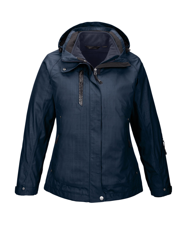 North End Ladies' Caprice 3-in-1 Jacket with Soft Shell Liner North End