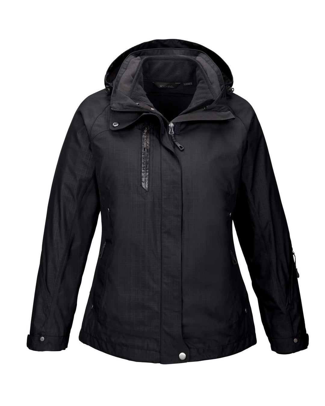 North End Ladies' Caprice 3-in-1 Jacket with Soft Shell Liner North End