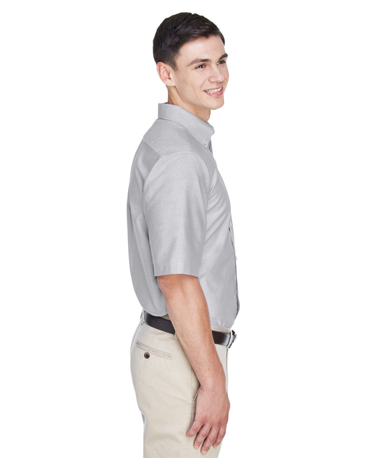 UltraClub Men's Classic Wrinkle-Resistant Short-Sleeve Oxford UltraClub