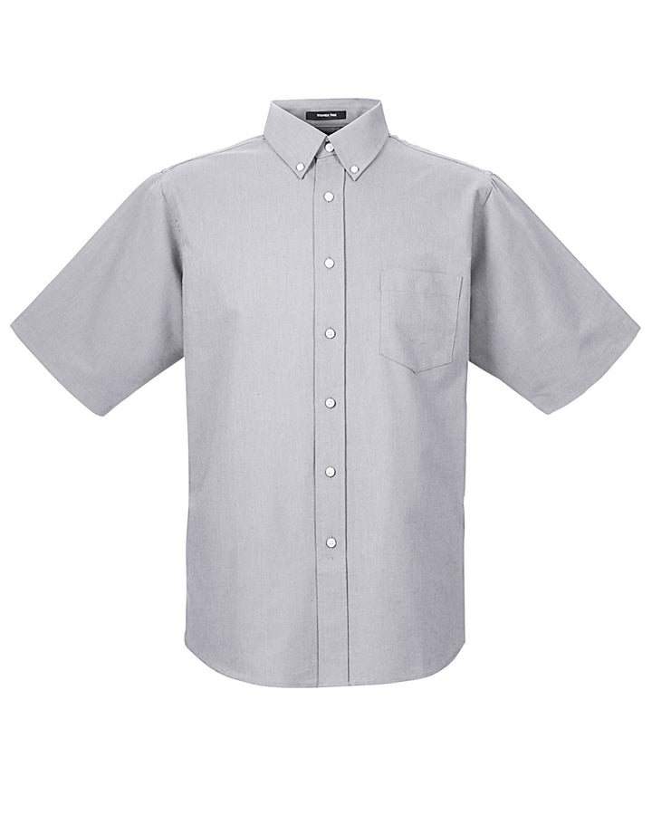 UltraClub Men's Classic Wrinkle-Resistant Short-Sleeve Oxford UltraClub