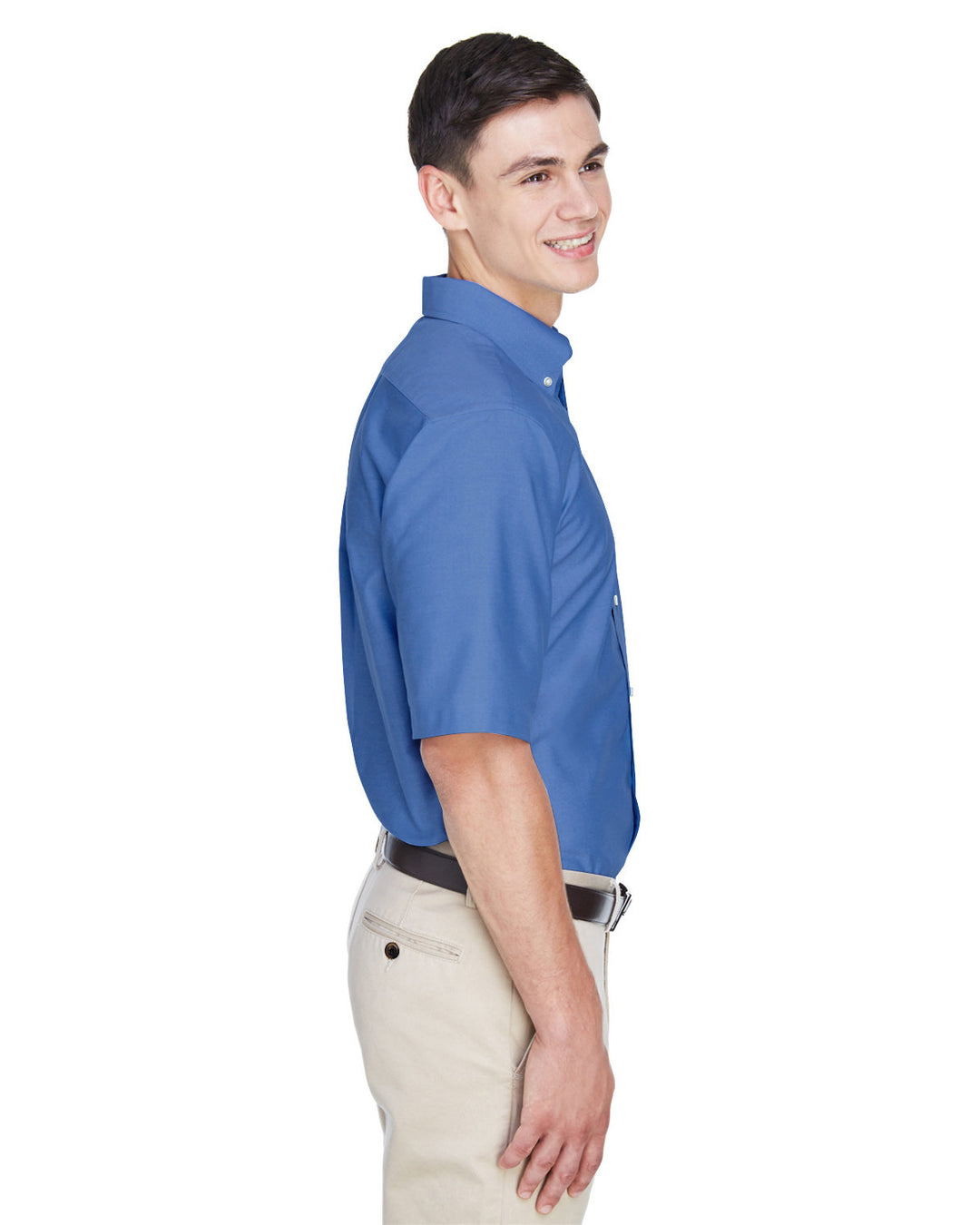 UltraClub Men's Classic Wrinkle-Resistant Short-Sleeve Oxford UltraClub