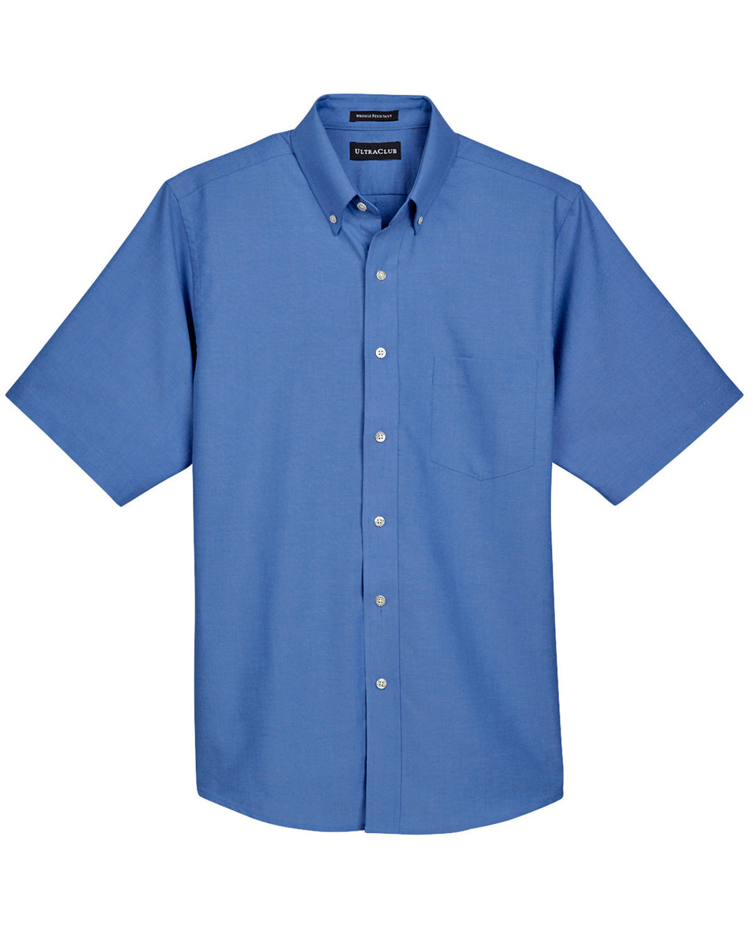 UltraClub Men's Classic Wrinkle-Resistant Short-Sleeve Oxford UltraClub