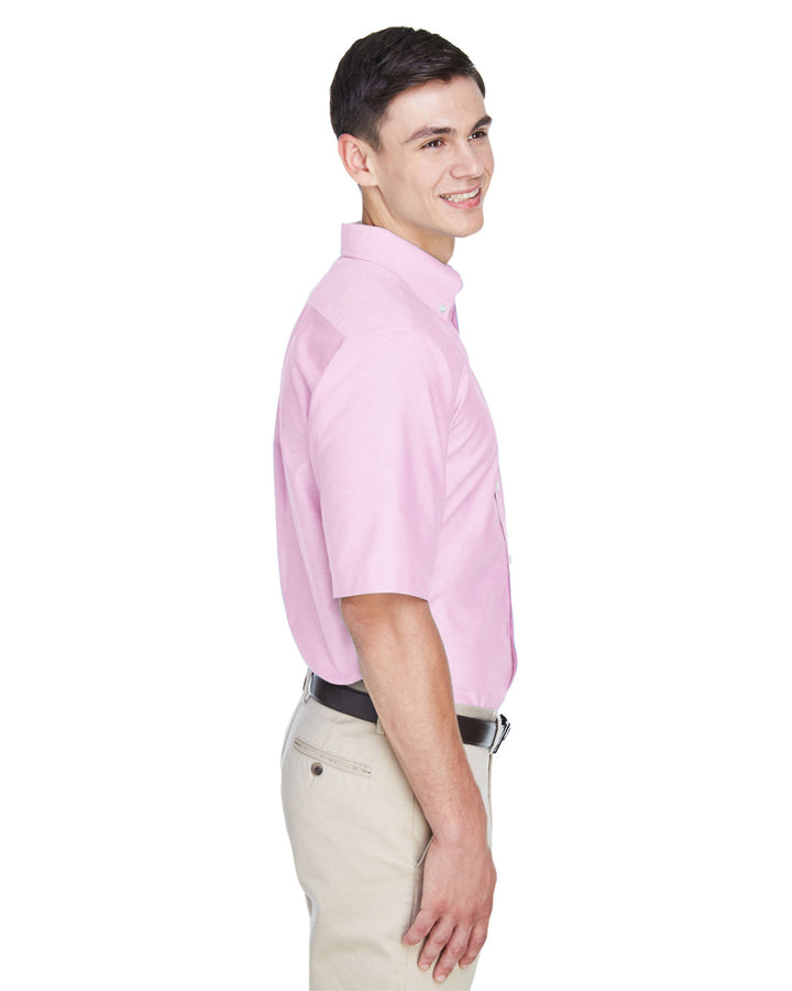 UltraClub Men's Classic Wrinkle-Resistant Short-Sleeve Oxford UltraClub