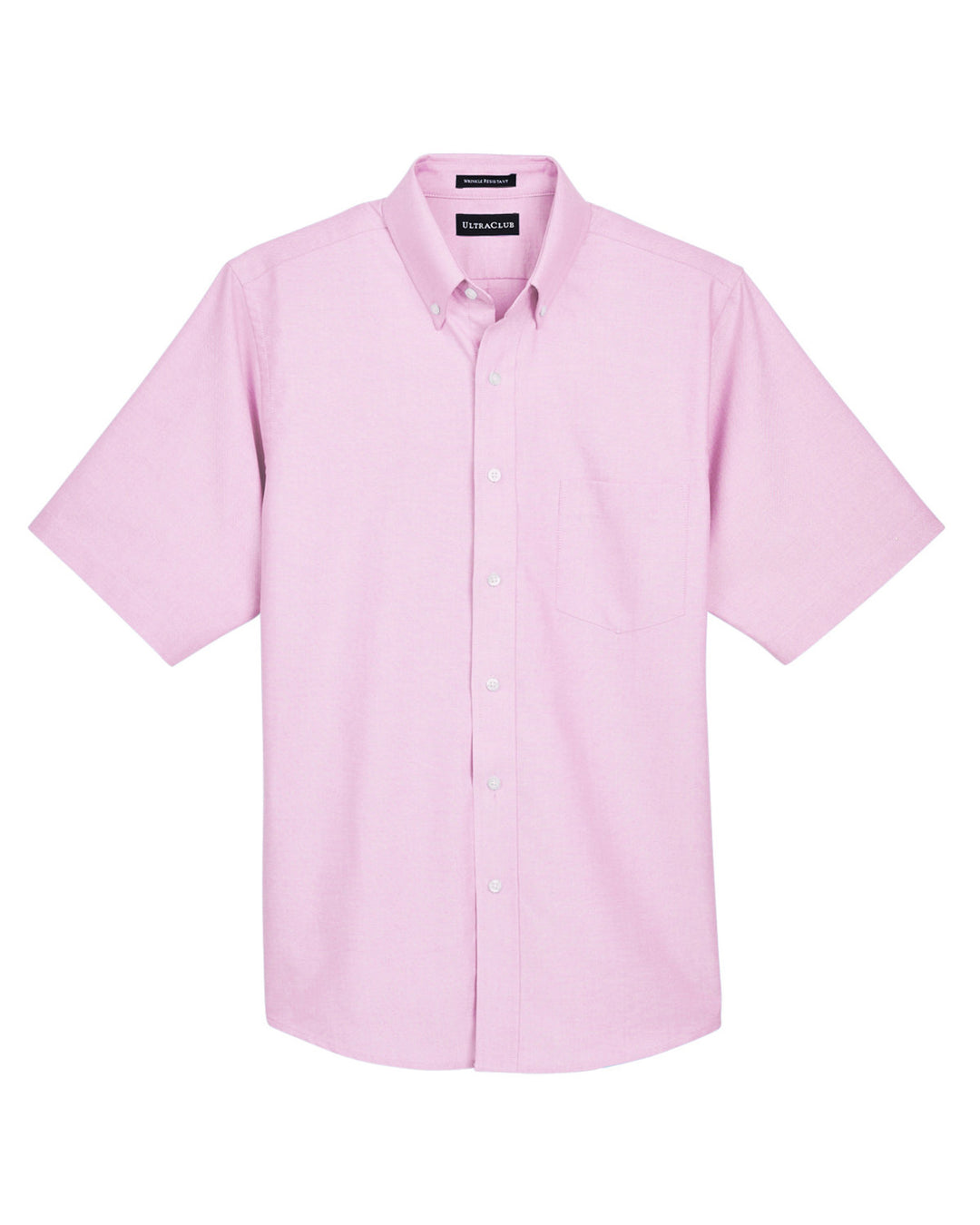 UltraClub Men's Classic Wrinkle-Resistant Short-Sleeve Oxford UltraClub