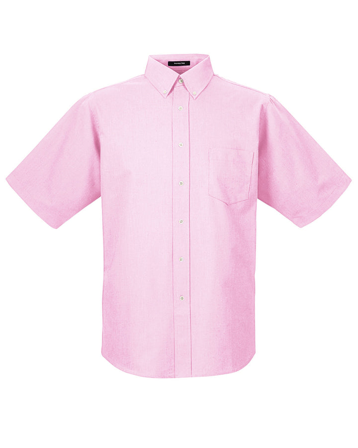 UltraClub Men's Classic Wrinkle-Resistant Short-Sleeve Oxford UltraClub