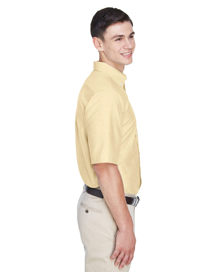 UltraClub Men's Classic Wrinkle-Resistant Short-Sleeve Oxford UltraClub