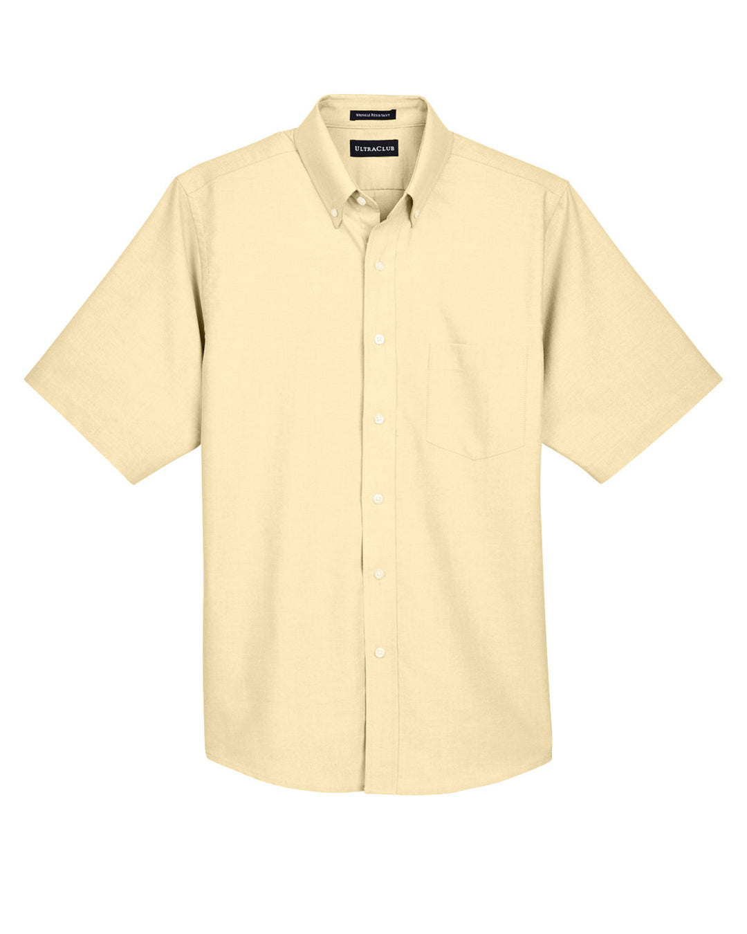 UltraClub Men's Classic Wrinkle-Resistant Short-Sleeve Oxford UltraClub